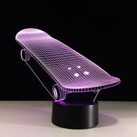 Thumbnail for 3D Skateboard Designed Night Lamp
