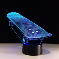 Thumbnail for 3D Skateboard Designed Night Lamp