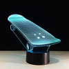 3D Skateboard Designed Night Lamp