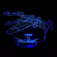 Thumbnail for 3D Star Wars X-Wing Fighter Jet Designed Night Lamp