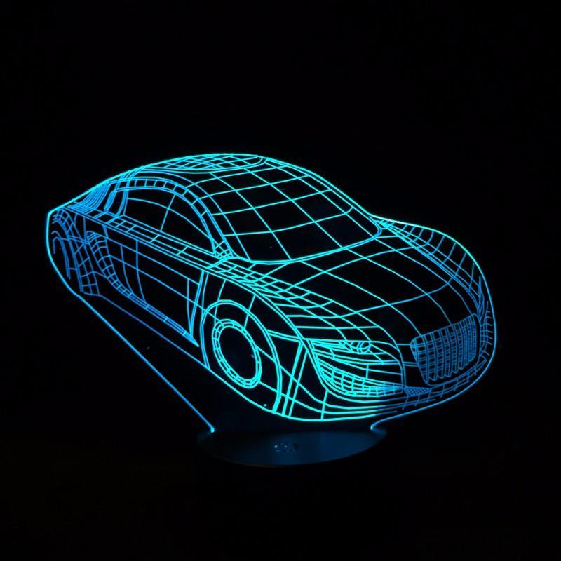 3D Super Sport Car Designed Night Lamp