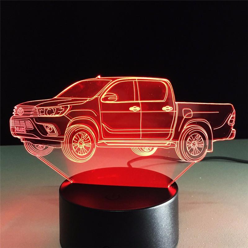 3D Truck Car Designed Night Lamp
