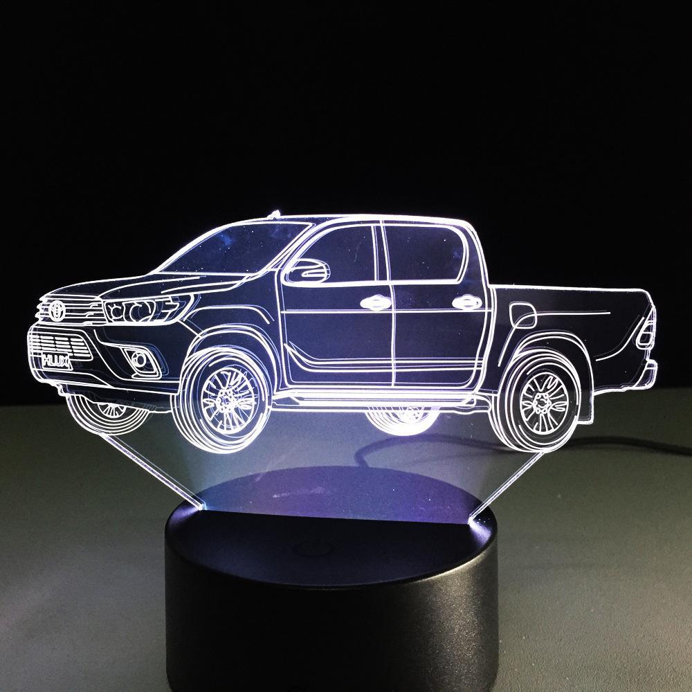 3D Truck Car Designed Night Lamp