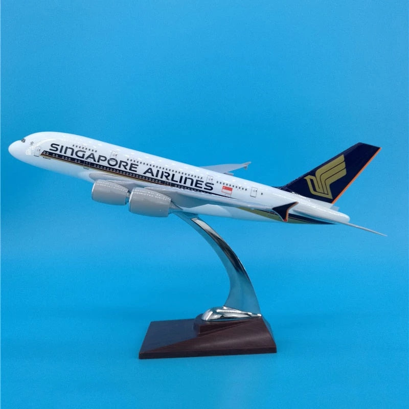 Singapore Airlines Airbus A380 Airplane Model (Handmade 45CM)