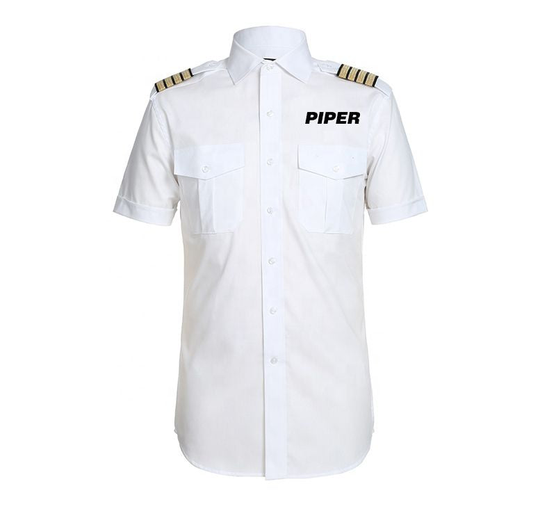 Piper & Text Designed Pilot Shirts