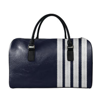 Thumbnail for Special Silver Epaulettes (4,3,2 Lines) Designed Leather Travel Bag