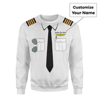 Thumbnail for Customizable Pilot Uniform (Badge 6) Designed 3D Sweatshirts