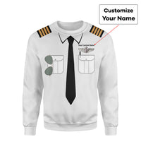 Thumbnail for Customizable Pilot Uniform (US Air Force & Star) Designed 3D Sweatshirts