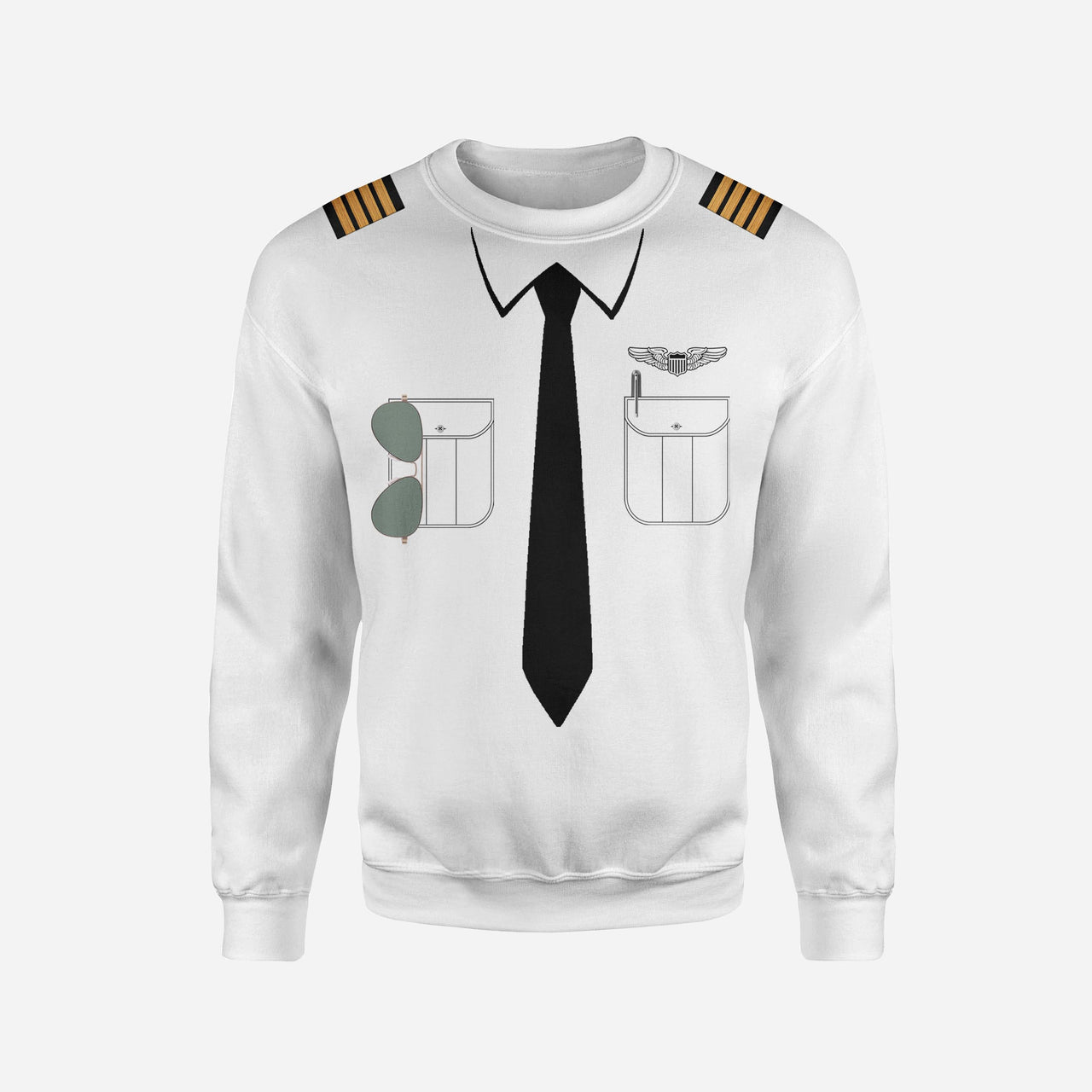 Customizable Pilot Uniform Designed 3D Sweatshirts