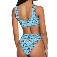 Thumbnail for Cartoon & Funny Airplanes Designed Women Bikini Set Swimsuit