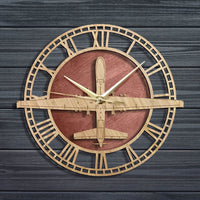 Thumbnail for MQ-9 Reaper Designed Wooden Wall Clocks