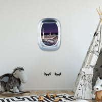 Thumbnail for Airplane Window & Masjidal-Madinah Printed Wall Window Stickers