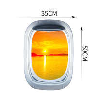 Thumbnail for Airplane Window & Lake View Printed Wall Window Stickers