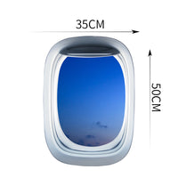 Thumbnail for Airplane Window &  Clear Blue Sky View Printed Wall Window Stickers