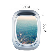 Thumbnail for Airplane Window & Wooden Bridge View Printed Wall Window Stickers