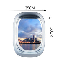 Thumbnail for Airplane Window & Tower Bridge London View Printed Wall Window Stickers
