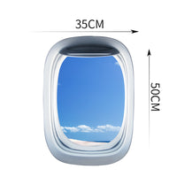 Thumbnail for Airplane Window & View Beach Printed Wall Window Stickers