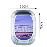 Thumbnail for Airplane Window & ydney Opera House View Printed Wall Window Stickers