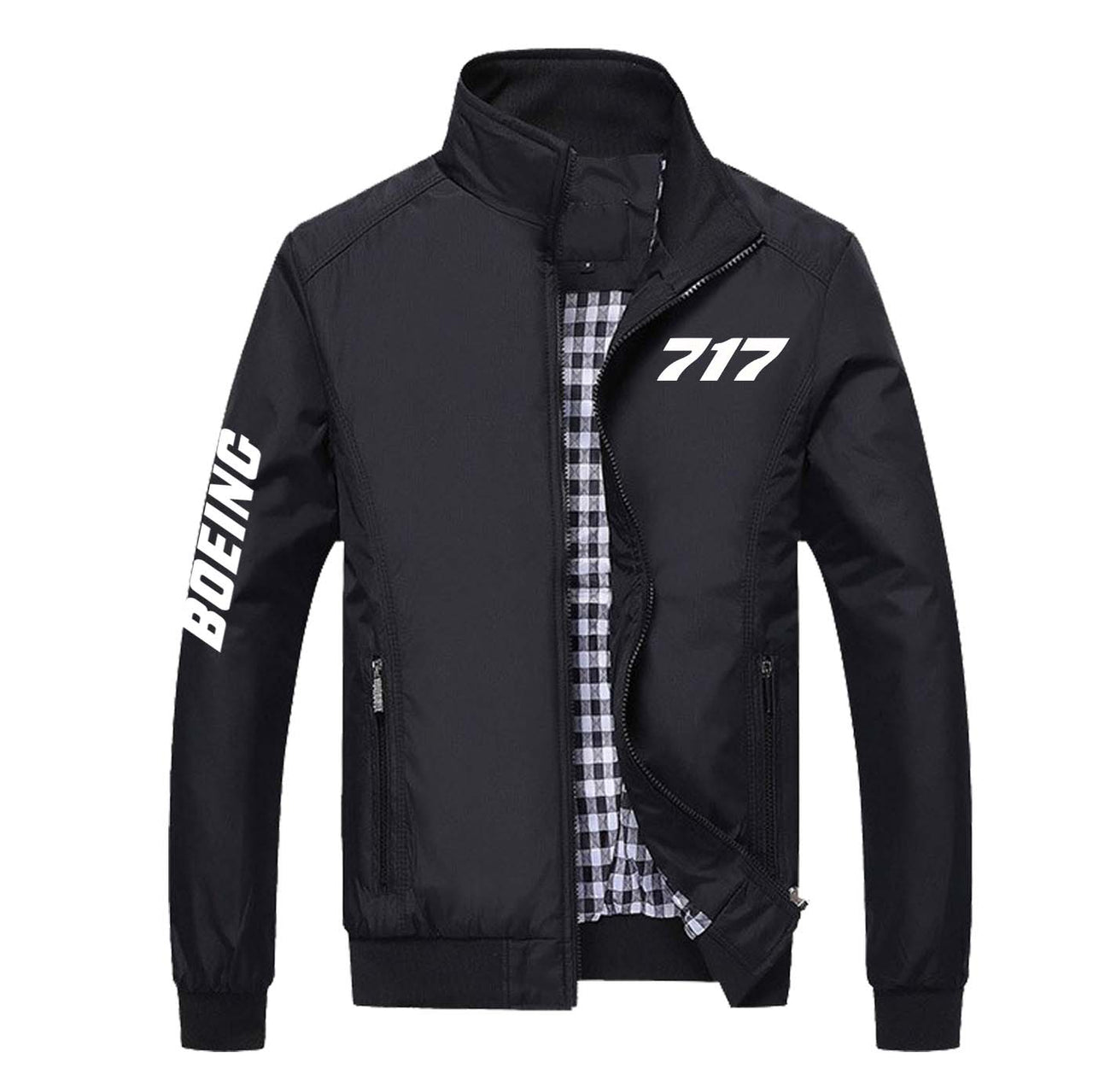 717 Flat Text Designed Stylish Jackets
