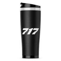Thumbnail for 717 Flat Text Designed Stainless Steel Travel Mugs