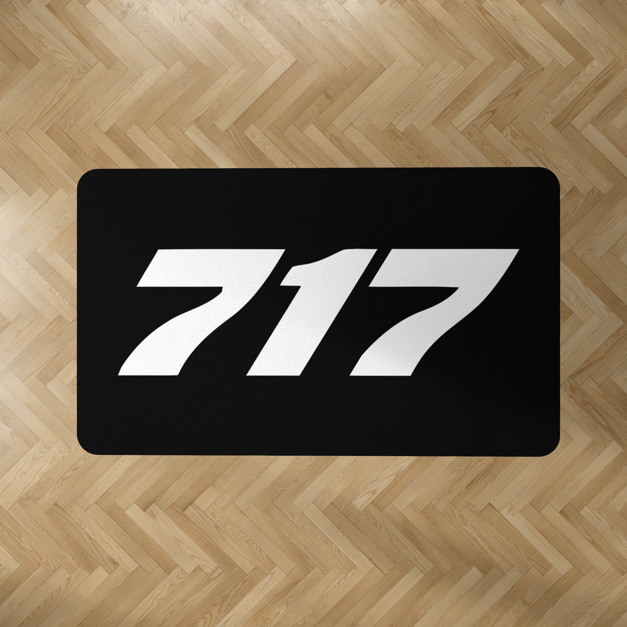 717 Flat Text Designed Carpet & Floor Mats