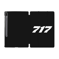 Thumbnail for 717 Flat Text Designed Samsung Tablet Cases