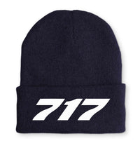 Thumbnail for 717 Flat Text Embroidered Beanies