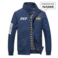 Thumbnail for 717 Flat Text Designed Stylish Jackets