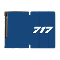 Thumbnail for 717 Flat Text Designed Samsung Tablet Cases