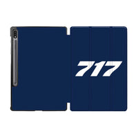 Thumbnail for 717 Flat Text Designed Samsung Tablet Cases