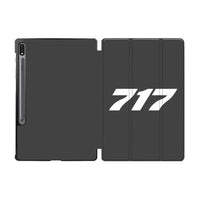 Thumbnail for 717 Flat Text Designed Samsung Tablet Cases