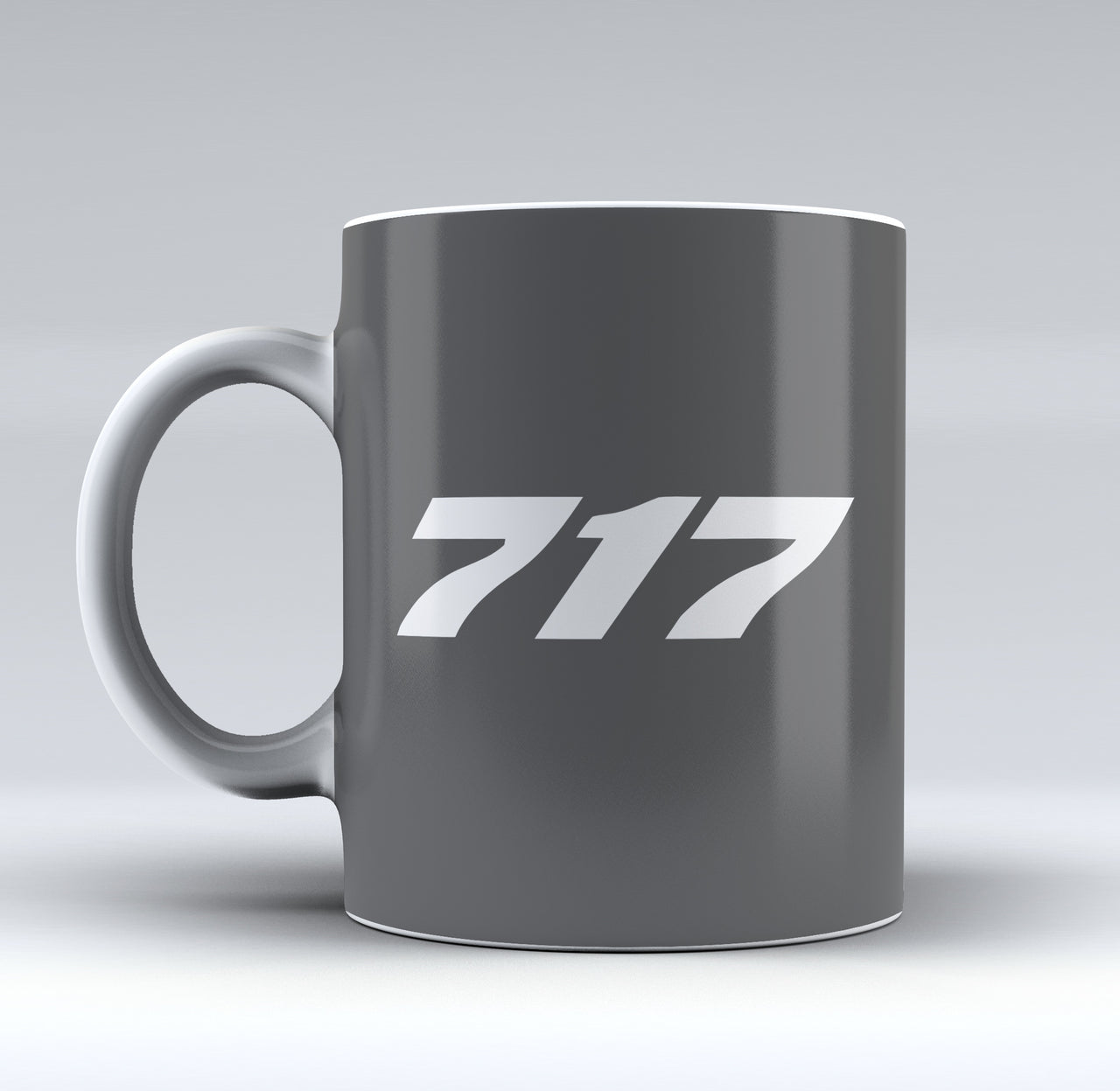717 Flat Text Designed Mugs