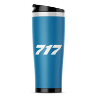 Thumbnail for 717 Flat Text Designed Travel Mugs