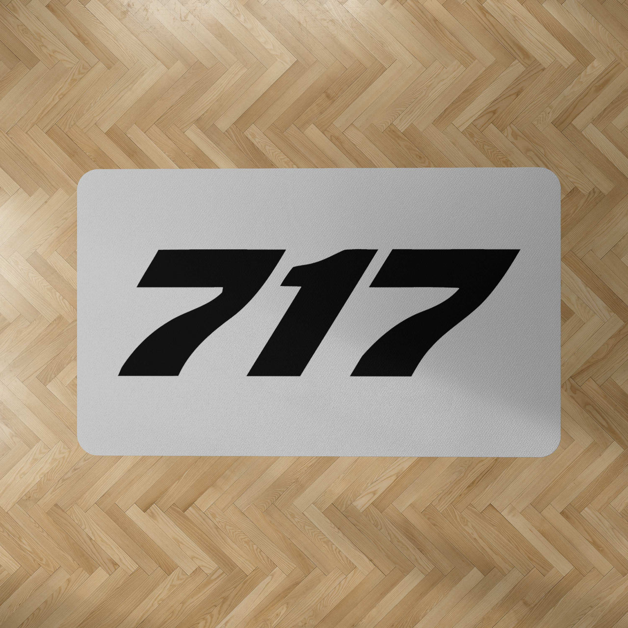 717 Flat Text Designed Carpet & Floor Mats