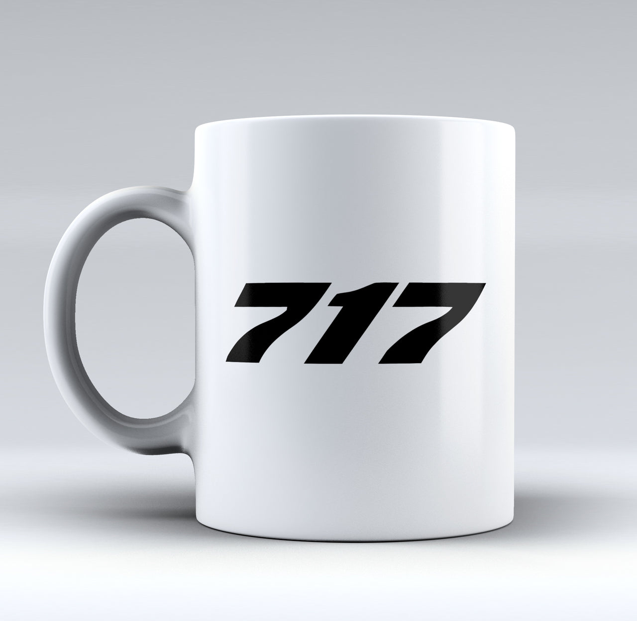 717 Flat Text Designed Mugs