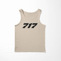Thumbnail for 717 Flat Text Designed Tank Tops