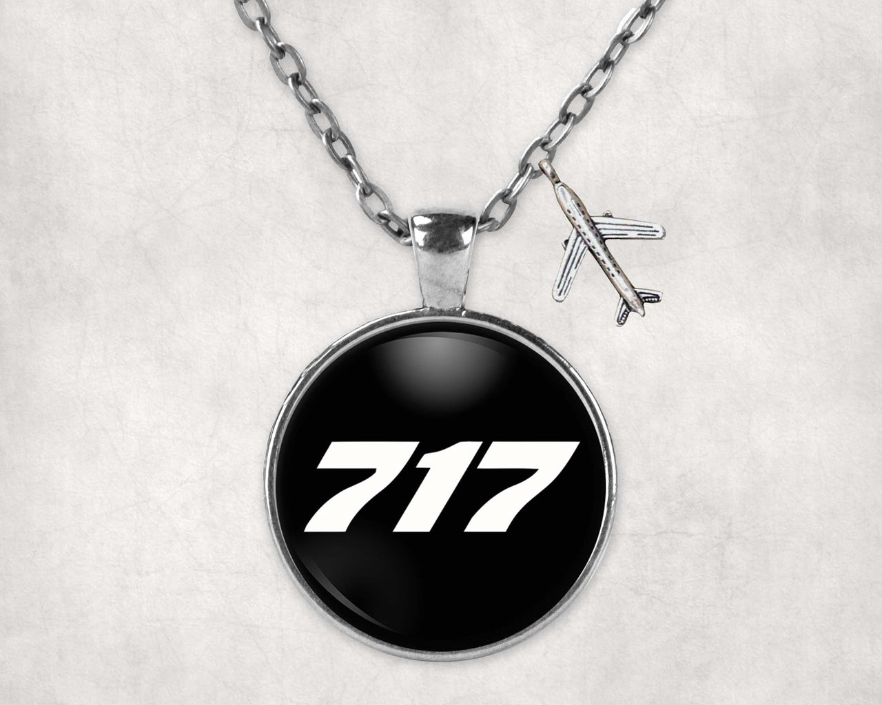 717 Flat Text Designed Necklaces