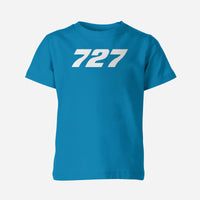 Thumbnail for 727 Flat Text Designed Children T-Shirts