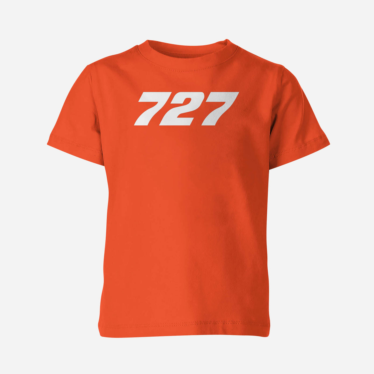 727 Flat Text Designed Children T-Shirts