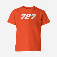 Thumbnail for 727 Flat Text Designed Children T-Shirts