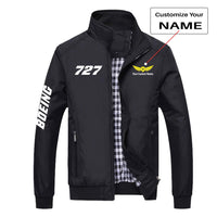 Thumbnail for 727 Flat Text Designed Stylish Jackets