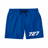 Thumbnail for 727 Flat Text Designed Swim Trunks & Shorts