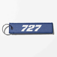 Thumbnail for Boeing 727 Flat Text Designed Key Chains