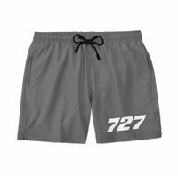 Thumbnail for 727 Flat Text Designed Swim Trunks & Shorts