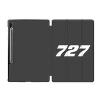 Thumbnail for 727 Flat Text Designed Samsung Tablet Cases
