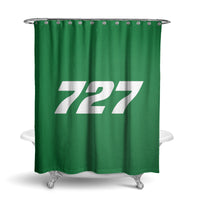 Thumbnail for 727 Flat Text Designed Shower Curtains