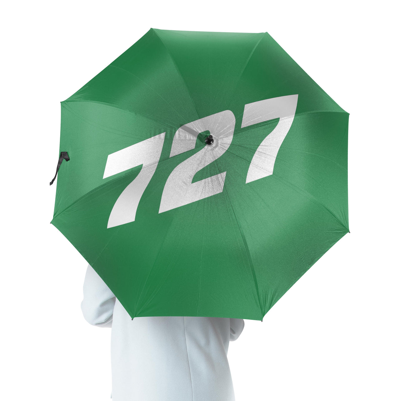 727 Flat Text Designed Umbrella