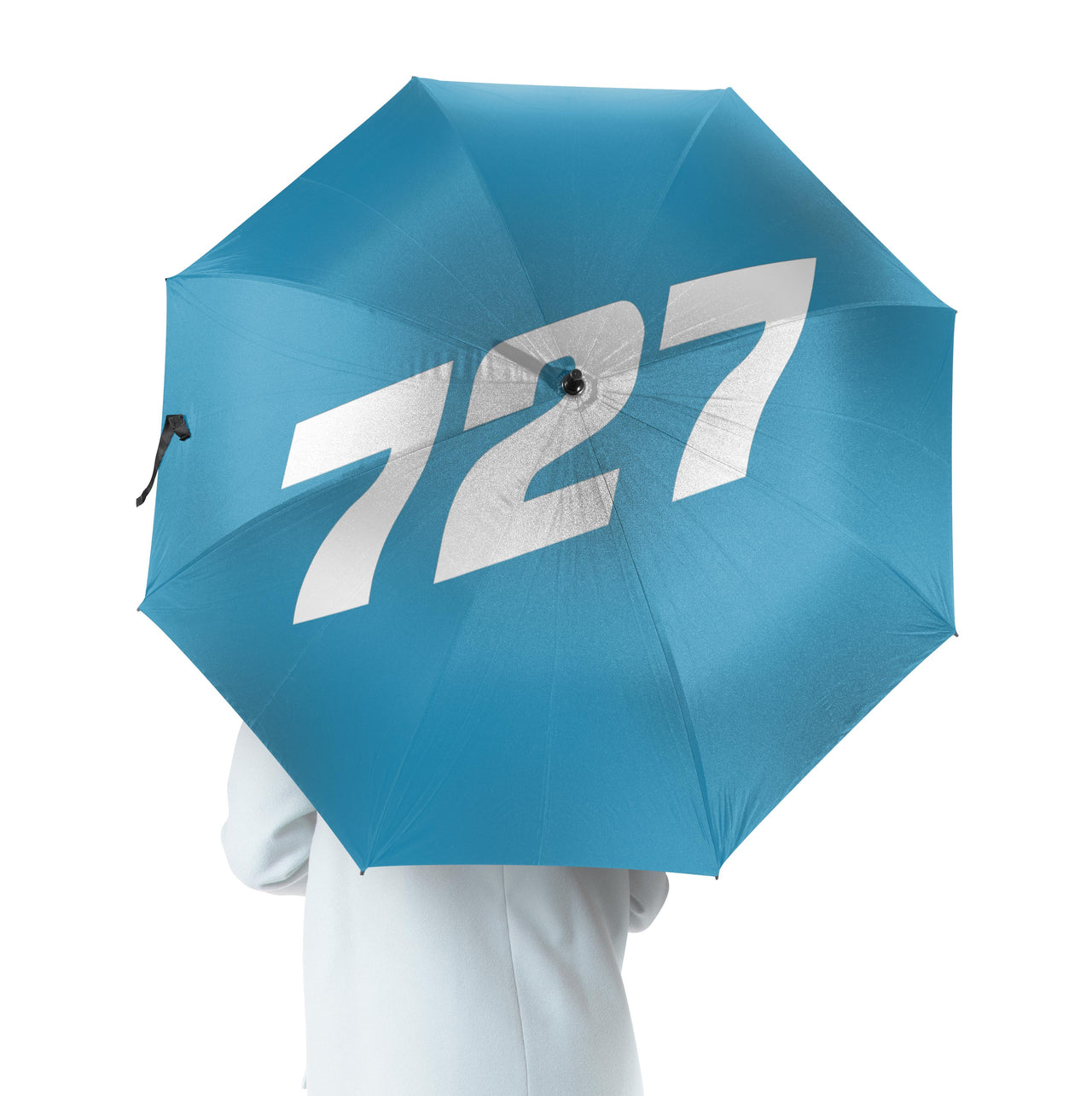 727 Flat Text Designed Umbrella