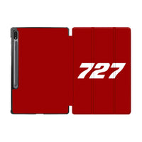 Thumbnail for 727 Flat Text Designed Samsung Tablet Cases
