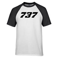 Thumbnail for 737 Flat Text Designed Raglan T-Shirts